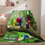 Pikmin Soft Flannel Fleece Throw Cosplay Blanket Comforter Bedding Set - EBuycos