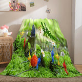 Pikmin Soft Flannel Fleece Throw Cosplay Blanket Comforter Bedding Set - EBuycos
