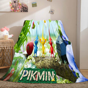 Pikmin Flannel Fleece Blanket - EBuycos