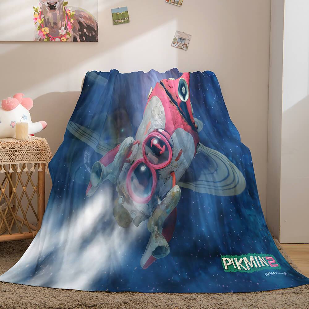 Pikmin Flannel Fleece Blanket - EBuycos