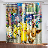 Pokémon Curtains Blackout Window Drapes