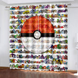 Pokémon Curtains Blackout Window Drapes