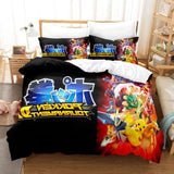 Pokemon Pikachu Bedding Set Duvet Cover Bed Sets - EBuycos