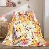 Pokemon Pikachu Soft Flannel Fleece Blanket Throw Wrap Nap Quilt Blanket - EBuycos