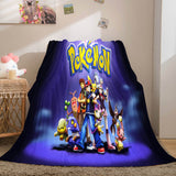 Pokemon Pikachu Flannel Fleece Blanket Throw Wrap Nap Quilt Blanket - EBuycos