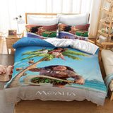 Princess Moana Cosplay Bedding Set Quilt Duvet Cover Bed Sheets Sets - EBuycos