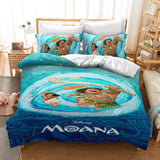 Princess Moana Cosplay Bedding Set Quilt Duvet Cover Bed Sheets Sets - EBuycos