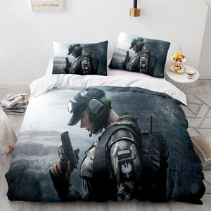 Rainbow Six Siege Bedding Set Quilt Duvet Covers Comforter Bed Sheets - EBuycos