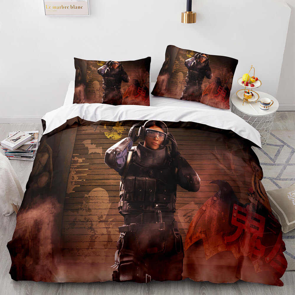Rainbow Six Siege Cosplay Bedding Set Quilt Duvet Covers Bed Sheets - EBuycos