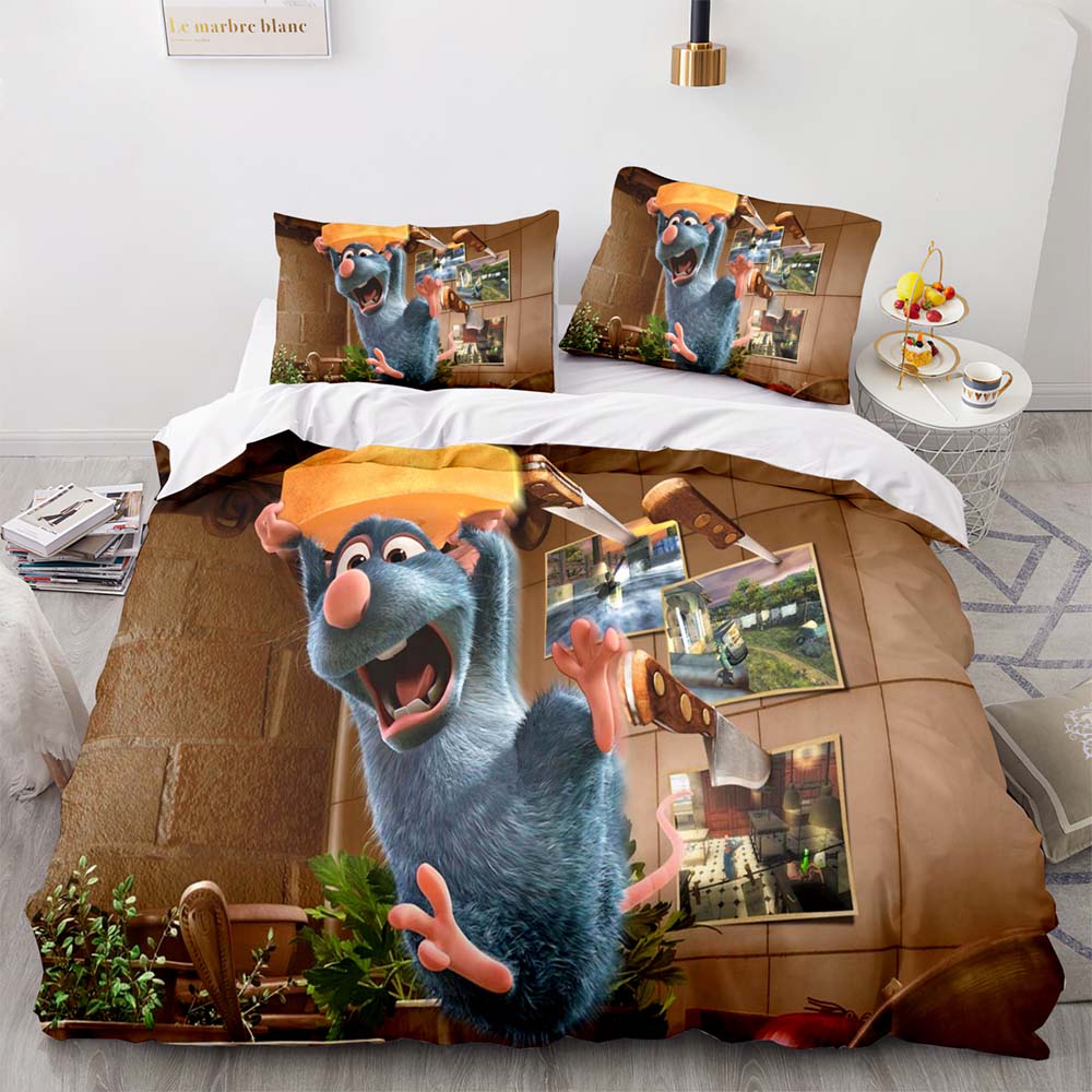 Ratatouille Bedding Set Pattern Quilt Cover Without Filler