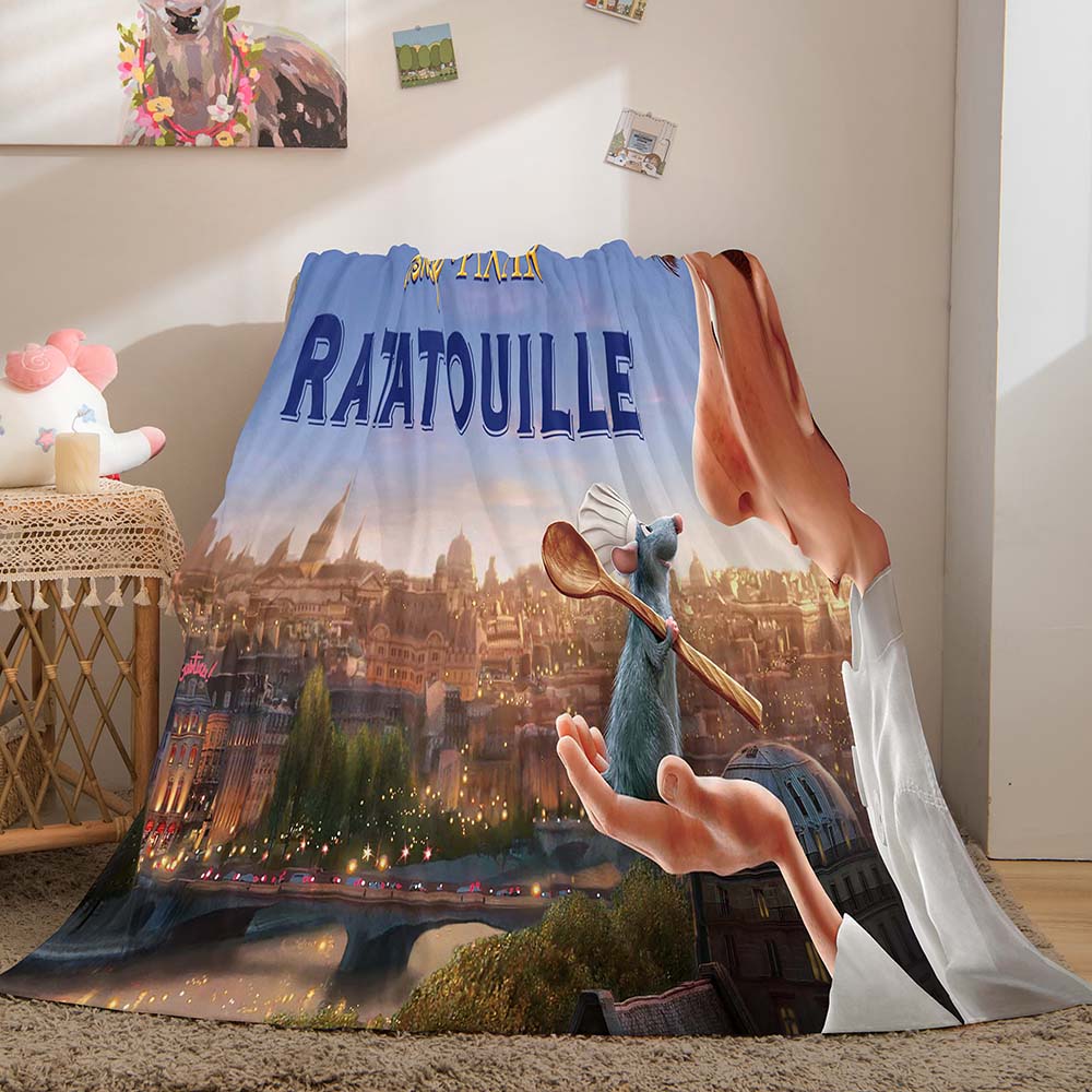 Ratatouille Blanket Flannel Throw Room Decoration