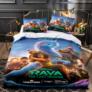 Raya and The Last Dragon Bedding Cosplay Quilt Duvet Covers Decoration Bed - EBuycos