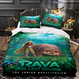 Raya and The Last Dragon Bedding Cosplay Quilt Duvet Covers Decoration Bed - EBuycos