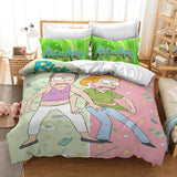 Rick And Morty Bedding Set Quilt Duvet Cover Christmas Sheets Bed Sets - EBuycos