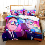 Rick and Morty Pattern Bedding Sets Quilt Covers Room Decoration
