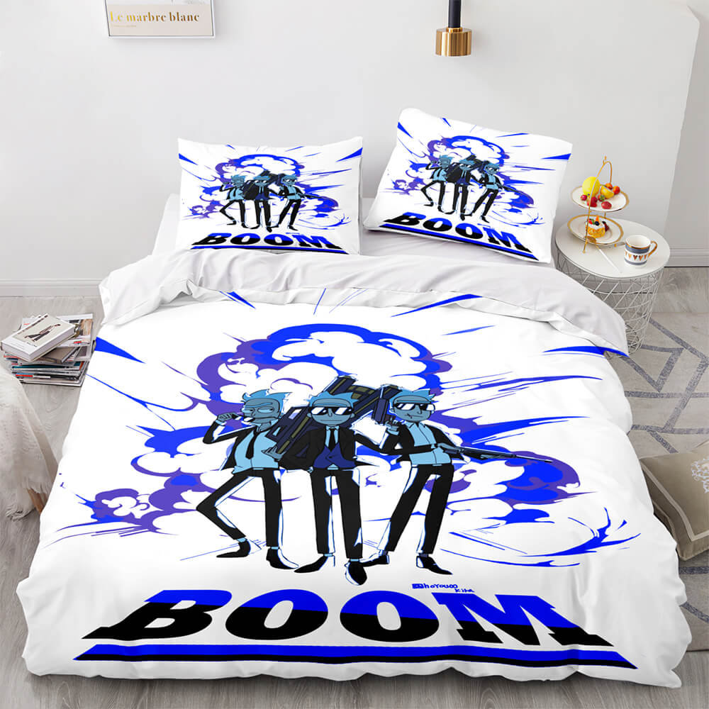Rick and Morty Cosplay Kids Soft Bedding Sets Duvet Covers Bed Sheets - EBuycos