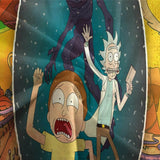 Rick and Morty Pattern Bedding Set Quilt Cover Without Filler