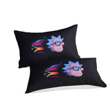 Rick and Morty Pattern Bedding Set Quilt Cover Without Filler