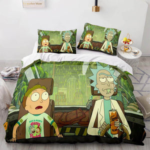 Rick and Morty Season 5 Bedding Set Quilt Duvet Cover Bedding Sets - EBuycos