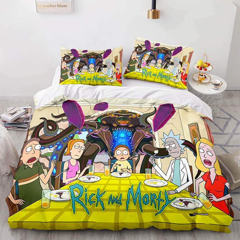 Rick and Morty Season 5 Bedding Set Quilt Duvet Cover Bedding Sets - EBuycos