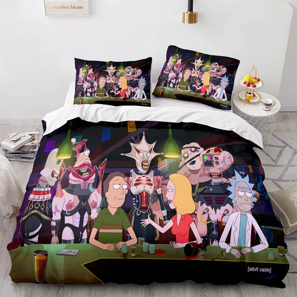 Rick and Morty Season 5 Bedding Set Quilt Duvet Covers Bedding Sets - EBuycos
