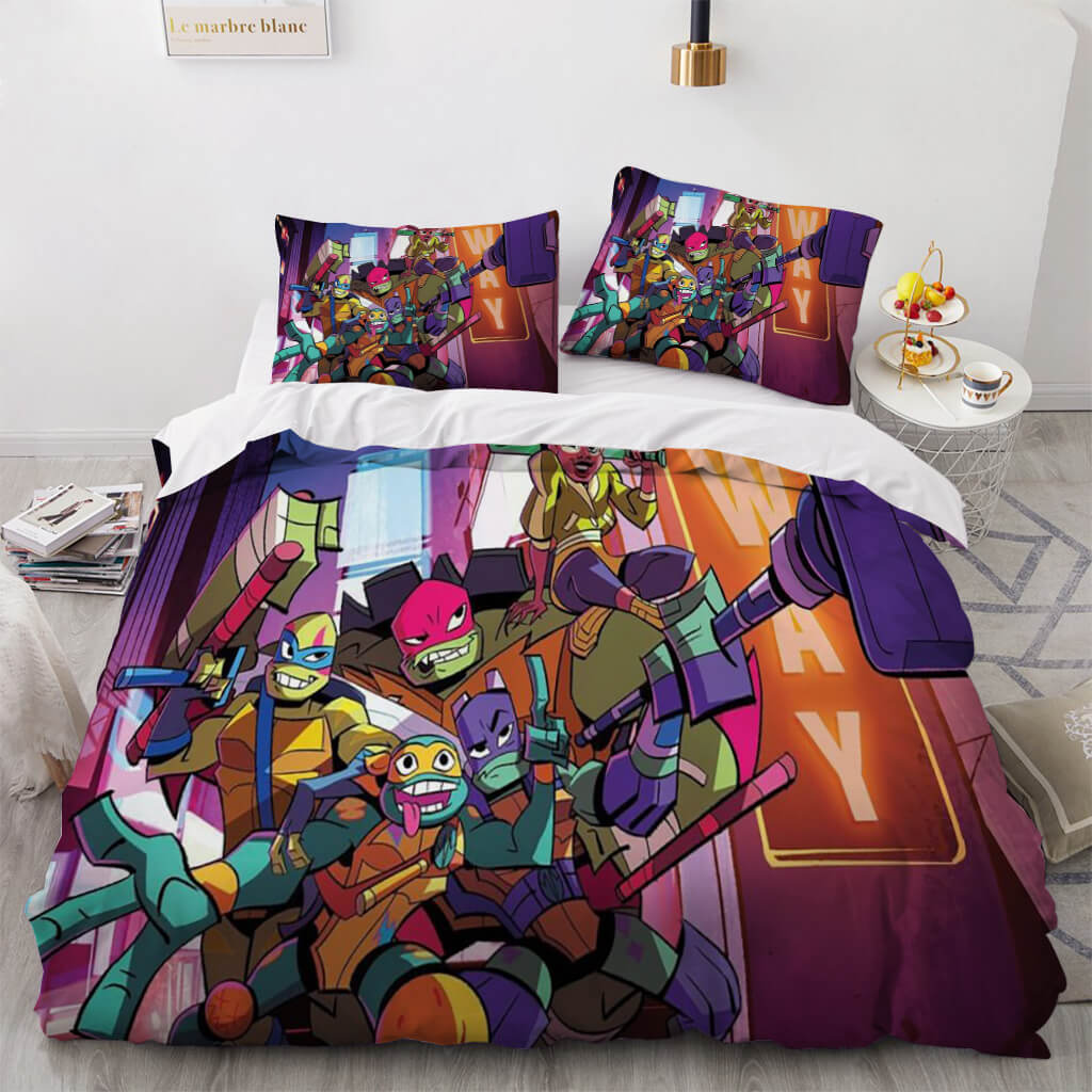 Rise of the Teenage Mutant Ninja Turtles Bedding Set Quilt Cover Without Filler