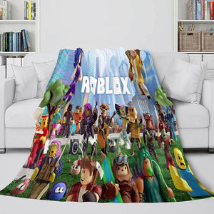 Roblox Blanket Flannel Fleece Throw Cosplay Blanket Christmas Present - EBuycos