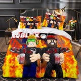 Roblox Cosplay Bedding Set Quilt Duvet Cover Christmas Bed Sheets Sets - EBuycos