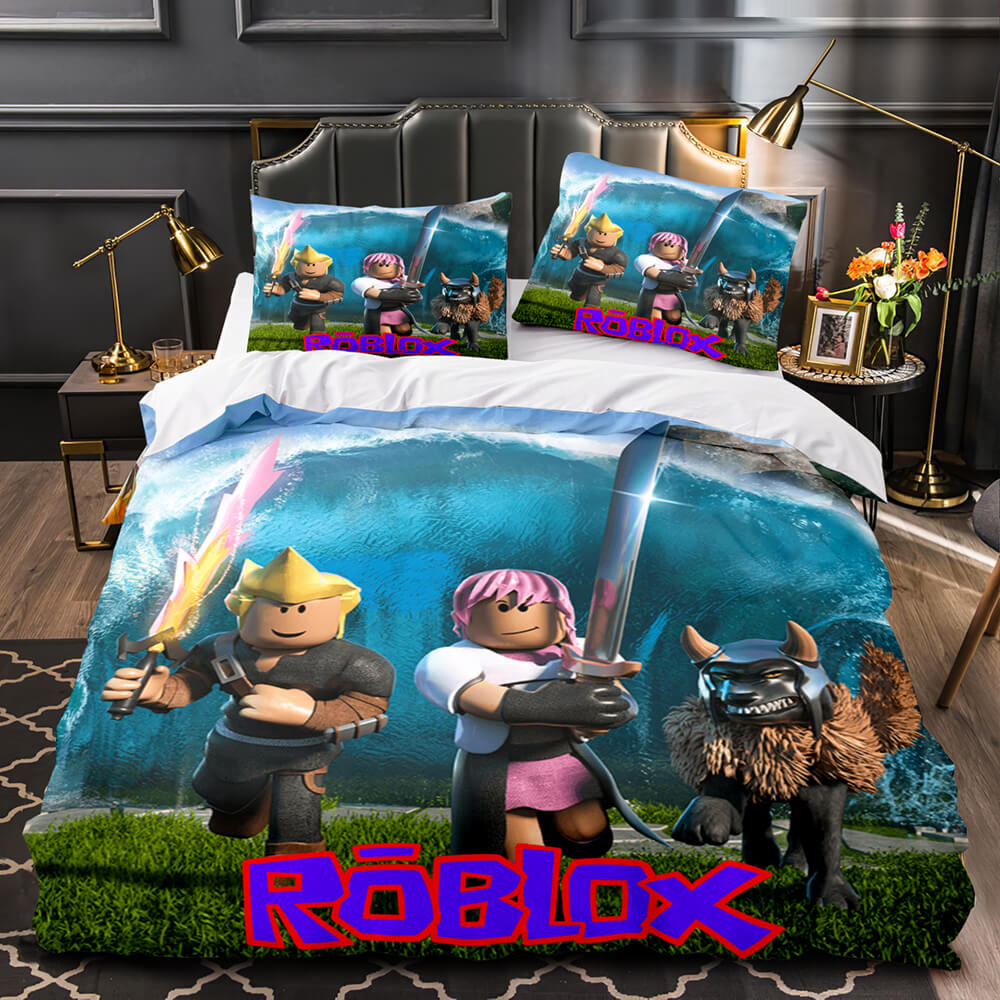 Game Roblox Bedding Set Quilt Cover Room Decoration EBuycos
