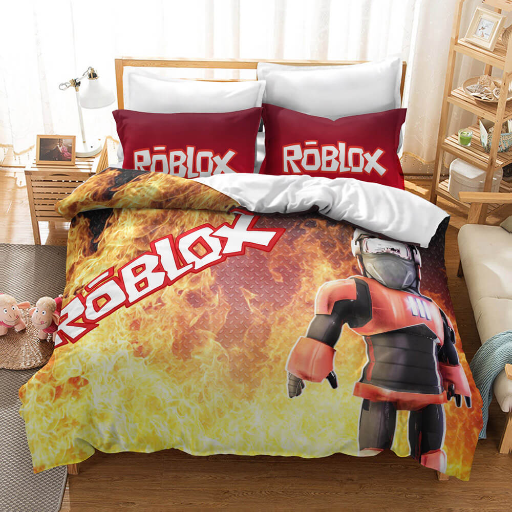 Roblox Cosplay Kids Bedding Set Duvet Covers Christmas Bed Sheets Sets - EBuycos