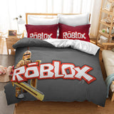 Roblox Cosplay Kids Bedding Set Quilt Duvet Cover Xmas Bed Sheets Sets - EBuycos