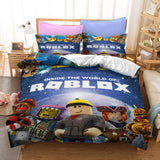 Roblox Cosplay Kids Bedding Set Quilt Duvet Cover Xmas Bed Sheets Sets - EBuycos