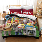 Roblox Cosplay Kids Bedding Set Quilt Duvet Cover Xmas Bed Sheets Sets - EBuycos