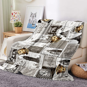 Royal Ring Blanket Flannel Fleece Throw Cosplay Blanket Room Decoration