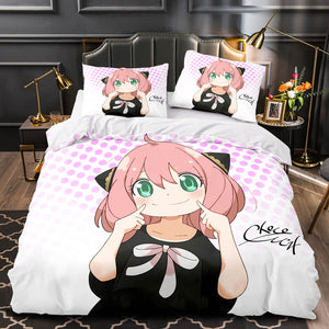 SPY×FAMILY Anya Forger Bedding Set Quilt Cover Without Filler