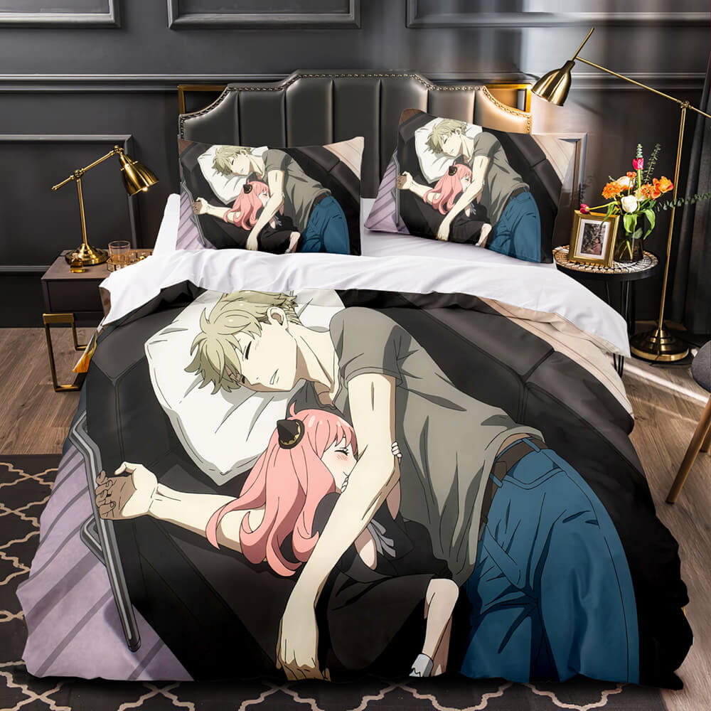 Anime SPY×FAMILY Bedding Set Quilt Cover Room Decoration