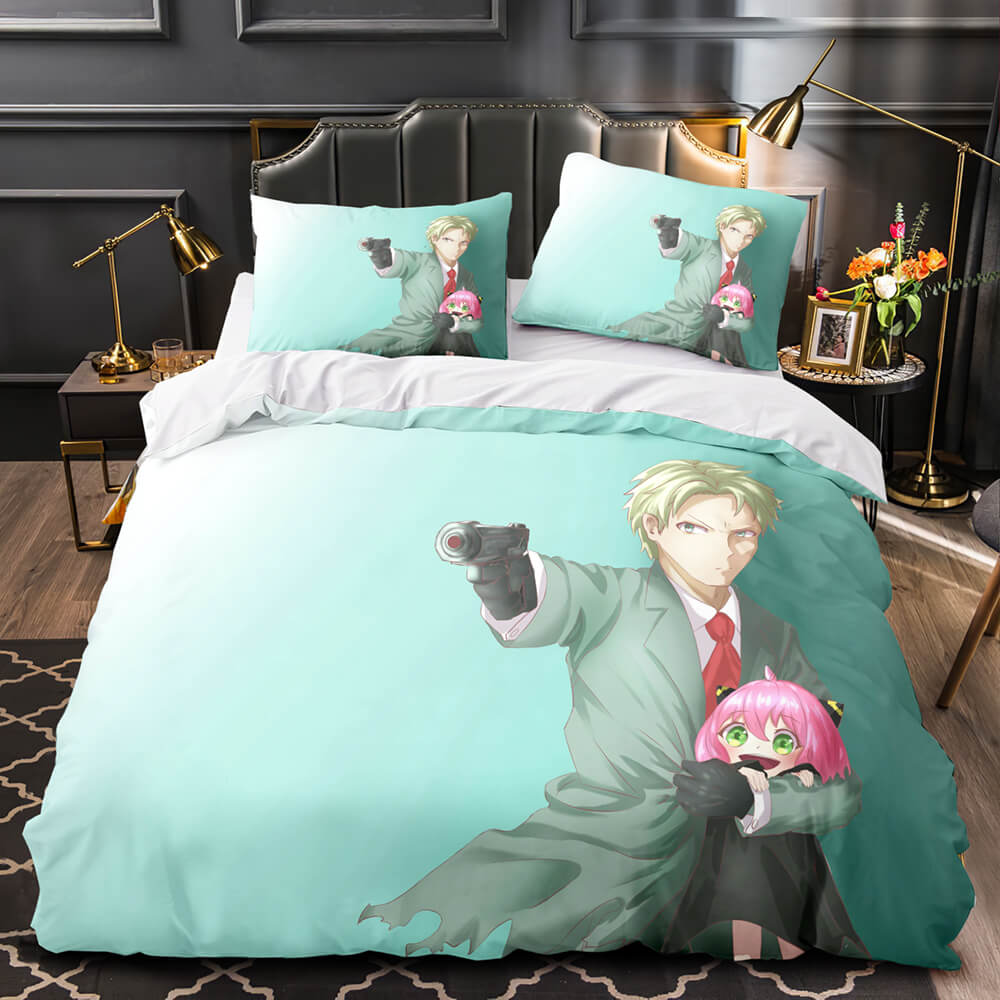 Anime SPY×FAMILY Bedding Set Kids Quilt Cover Without Filler