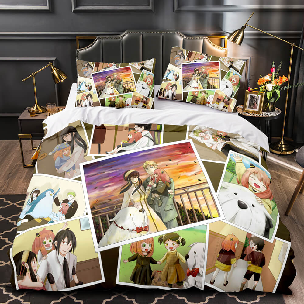 SPY FAMILY Bedding Set Quilt Cover Without Filler EBuycos spy-family-bedding-set-quilt-cover-without-filler-ebuycos