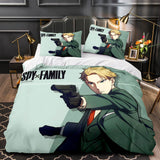 Anime SPY×FAMILY Pattern Bedding Set Quilt Cover Without Filler