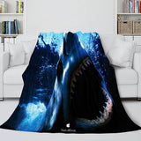 Shark Flannel Blanket Fleece Throw Blanket Wrap Nap Bedding Sets - EBuycos