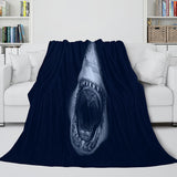 Shark Flannel Blanket Fleece Throw Blanket Wrap Nap Bedding Sets - EBuycos
