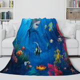 Shark Flannel Blanket Fleece Throw Blanket Wrap Nap Bedding Sets - EBuycos