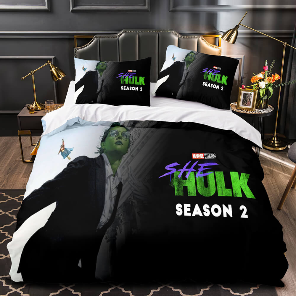 She Hulk Bedding Set Cosplay Quilt Cover Without Filler