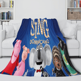 Sing 2 Blanket Flannel Fleece Throw Cosplay Blanket Christmas Present