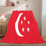 Famous Country National Flag Flannel Fleece Throw Blanket Bedding Sets - EBuycos