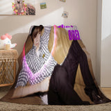 Super Star Justin Bieber Flannel Fleece Throw Blanket Comforter Set - EBuycos