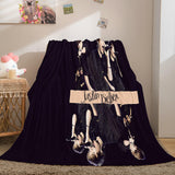 Super Star Justin Bieber Flannel Fleece Throw Blanket Comforter Set - EBuycos