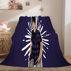 Singer Justin Bieber Flannel Fleece Throw Blanket Comforter Set - EBuycos