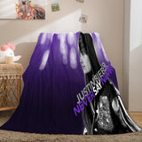 Singer Justin Bieber Flannel Fleece Throw Blanket Comforter Set - EBuycos