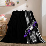 Singer Justin Bieber Flannel Fleece Throw Blanket Comforter Set - EBuycos